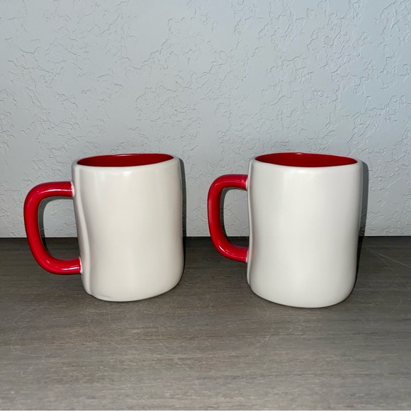 Rae Dunn I ADORE YOU and LOVE WITHOUT LIMITS Mug Set - Picture 3 of 3